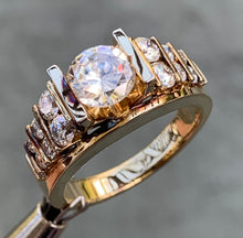 Load image into Gallery viewer, 1.80 Carat TW Round Diamond Engagement , 10K, Vintage Ben Dannie Original Design