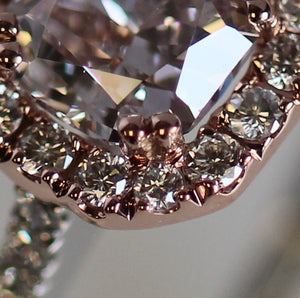 Fancy Pink Diamond Engagement Ring 1.20 CTW
