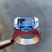 Load image into Gallery viewer, 6 Ct Blue Birthstone March, December, 10k Gold, 100% Hand Made USA