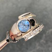 Load image into Gallery viewer, ight Blue Sapphire And Diamond Ring, 1.60 Carat - Ben Dannie Original Design