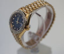 Load image into Gallery viewer, Rolex Ladies President Blue Diamond