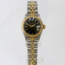 Load image into Gallery viewer, Rolex Datejust Ladies Two Tone 69174 Black Dial