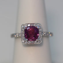 Load image into Gallery viewer, 2.31 Carat Intense Pink Sapphire Ring