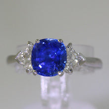 Load image into Gallery viewer, Royal Blue Ceylon Sapphire 2.71 Carat Cushion
