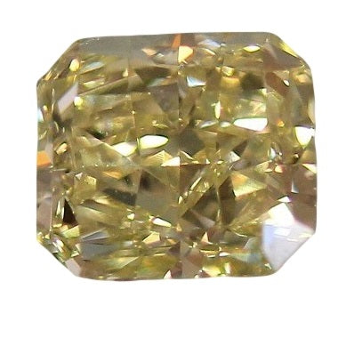 Fancy Yellow Radiant GIA Diamond 2.71 CT.