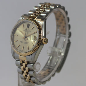Rolex Steel and gold Two Tone Datejust Midsize 68273
