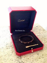 Load image into Gallery viewer, Cartier Love Bracelet 18k Rose Size 17