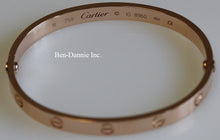 Load image into Gallery viewer, Cartier Love Bracelet 18k Rose Size 17