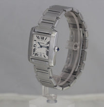 Load image into Gallery viewer, Cartier Mens Stainless Steel Tank Francaise Box/Papers W51002Q3