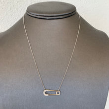 Load image into Gallery viewer, Diamond and Gold Safety Pin Pendant, Ben Dannie Design