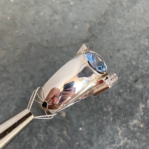 ight Blue Sapphire And Diamond Ring, 1.60 Carat - Ben Dannie Original Design
