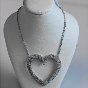 Tiffany Metro Heart Diamond Necklace